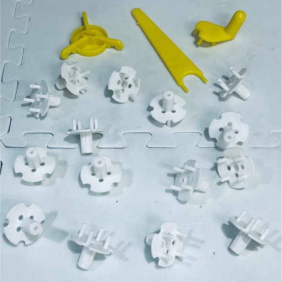 Discovery toys Gears Go Round vintage 101 pc building toy QUERCETTI Italy 4-8 yr - Picture 5 of 13